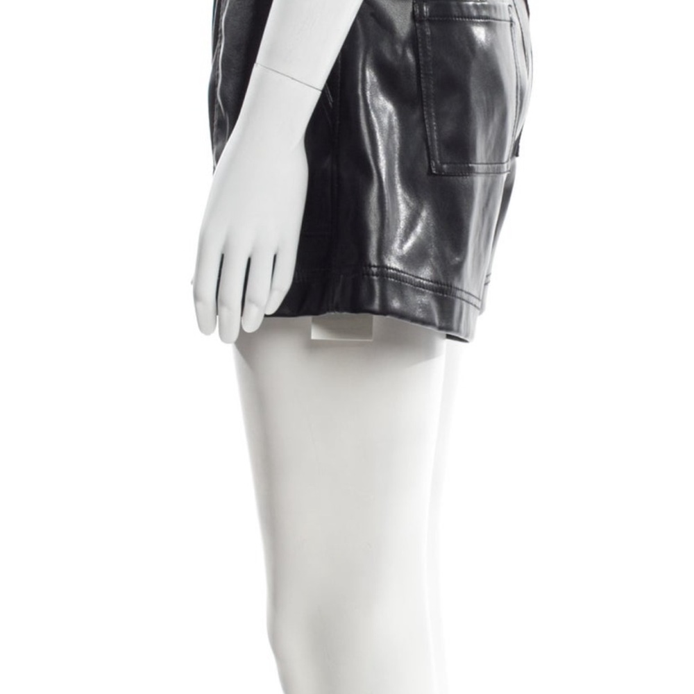 Jonathan Simkhai High Waist Black Luxe Shorts